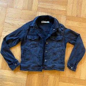 Black Zara jean jacket